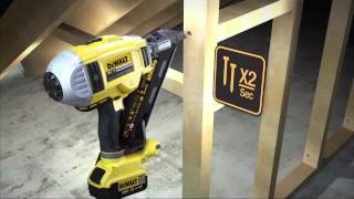 DEWALT® ESPAÑA  Clavadora sin Escobillas XR 18V DCN660D2 de DEWALT [upl. by Larentia]