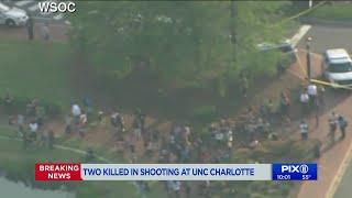 Four officers killed in Charlotte shooting [upl. by Frum]