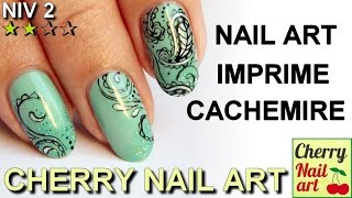 NAIL ART imprimé cachemire [upl. by Abehsile]