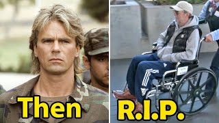 MACGYVER 1985 Cast Then and Now 2024 The Actors Have Aged Horribly [upl. by Auhsaj]