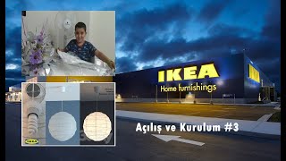 IKEA  REGOLIT Balon Avize Açılış ve Kurulum 3 [upl. by Stephenie]