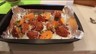 Honey Roasted Sweet Potato Recipe  ASMR [upl. by Suhsoj594]