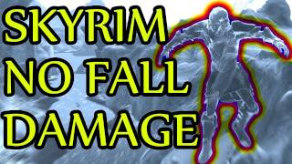 Skyrim No Fall Damage Tip [upl. by Yerffe7]