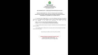 Nova nota informativa 12rm exercitobrasileiro processoseletivo [upl. by Zindman38]