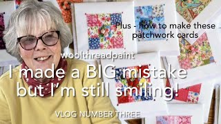 Vlog Three  JuneJuly Newsletter and Patchwork Cards [upl. by Dahlstrom684]