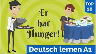 Deutsch lernen mit Dialogen  Lektion 17  Wortschatz im Restaurant sich beschweren  Aussprache [upl. by Lareine]