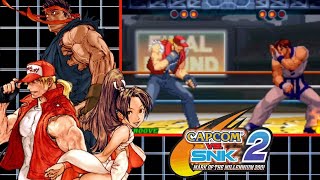 Capcom vs SNK 2  Arcade playthrough  Dreamcast [upl. by Aerua107]