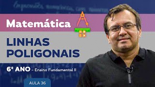 Linhas poligonais  Matemática  6º ano  Ensino Fundamental [upl. by Lama]