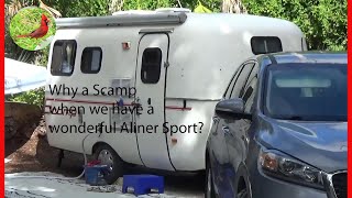 Tour of our New Scamp Camper amp One major amp Important Improvement [upl. by Ellekim]