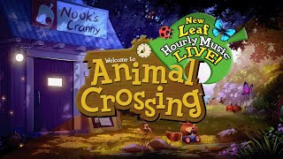 Animal Crossing New Leaf LIVE Hourly Music  12am  12pm  Relaxing Music  Ambient Sounds [upl. by Meriel]