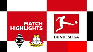 Mönchengladbach vs Leverkusen  Highlights  Bundesliga 202425 [upl. by Placidia]