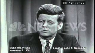 John F Kennedy on NBC  wwwNBCUniversalArchivescom [upl. by Nairehs]