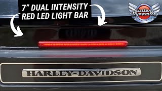 Custom Dynamics 7” Dual Intensity Red LED Light Bar [upl. by Macdermot149]