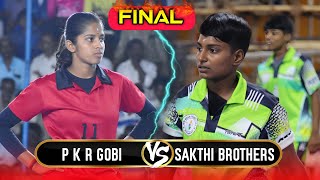 GRAND FINAL  SAKTHI BROTHERS VS PKR GOPI  WOMENS SOUTH INDIA MATCH  KULADHUR KABADDI 2024 [upl. by Afirahs]