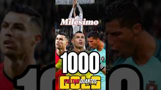 Faltam quantos gols para o milésimo gol de Cristiano Ronaldo cristianoronaldo gols 1000goals [upl. by Gertruda]