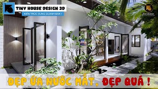 🆗 TÔI chưa từng thấy căn NHÀ VƯỜN NÀO ĐƠN GIẢN MÀ ĐẸP THẾ NÀY  Tiny House design [upl. by Enrica]