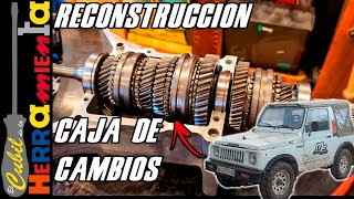 RECONSTRUCCION CAJA DE CAMBIOS SUZUKI SJ410 AL COMPLETO [upl. by Yetty385]