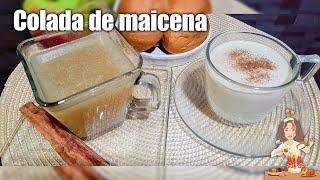 COLADA DE MAICENA con leche con frutas [upl. by Christoforo639]