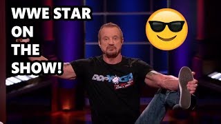 Shark Tank WWE Star On Shark Tank And Sharks Are Amazed Shark Tank Showcase [upl. by Borlow241]