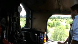 Footplate ride on 5542 at the Swindon and Cricklade Railway 25072010 [upl. by Denni]