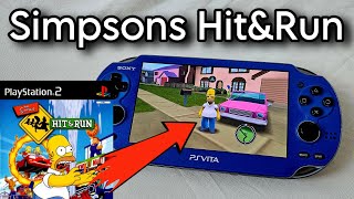 The BIGGEST Ps Vita Port of 2024 is HERE and I LOVE IT  Simpsons Hit amp Run [upl. by Denzil]