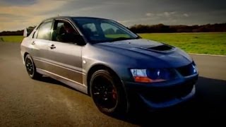 Evo vs Lamborghini Part 2  Top Gear  BBC [upl. by Aihsiek]