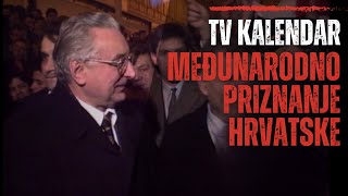 TV kalendar Međunarodno priznanje Hrvatske [upl. by Moht]