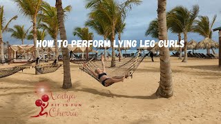 How to Perform Lying Leg Curls on a machine [upl. by Llevaj]