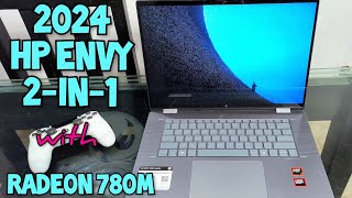 HP ENVY 2IN1 2024 WITH RYZEN 7 8840HS amp RADEON 780M Higher VRAM would have been better [upl. by Anni179]