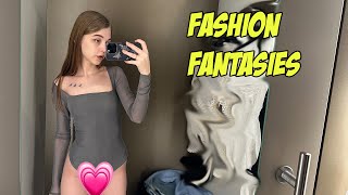 Tight Bodysuits  Try On Haul At The Mall [upl. by Christoforo892]