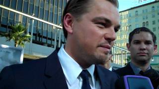 Leonardo DiCaprio at the quotInceptionquot premiere [upl. by Alfy]