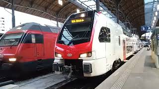 Pendolino TV 1089 Basel SBB Gleis Zug Betrieb [upl. by Roldan153]