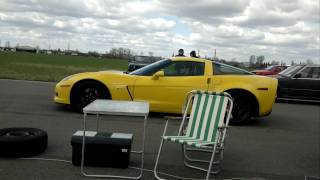 Corvette Z06 vs Audi RS5 quater mile drag race ONBOARD [upl. by Notnek536]