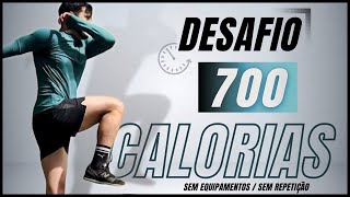 TREINO FÁCIL para GASTAR 🔥700 calorias  INICIANTES  18 minutos  HIIT [upl. by Okkin]