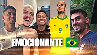 REAÇÃO EMOCIONANTE dos jogadores SENDO CONVOCADO e FAMILIARES [upl. by Eshelman]