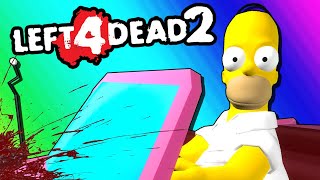 Surviving The Homer Apocalypse Left 4 Dead 2 Funny Moments and Mods [upl. by Gnaht]