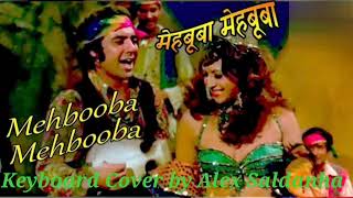 Mehbooba Mehbooba l Sholay 1975 l Helen Item song l Keyboard Instrumental by Alex Saldanha [upl. by Laundes879]