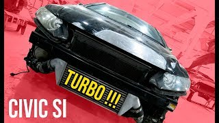 REPARO NA DIANTEIRA  FINAL EM ASMR  HONDA CIVIC Si TURBO 500CV VLOG24 [upl. by Eintruok577]