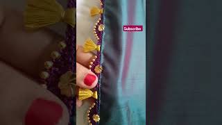 Simple saree kuchu 👆 video link tessels shorts sareekuchuu easykuchu [upl. by Clance823]