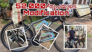 Decathlon Cycle Modification 😱😱😱BTWIN ST100 CONVERTED TO ELECTRIC CYCLE 🤔🤔JOYAL JOSHY [upl. by Dedie]