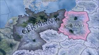 Germany Vs Poland Hoi4 Timelapse 2022 [upl. by Maiocco]