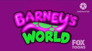 FOX Toons USABarney’s World Intro 2024 [upl. by Oluas]