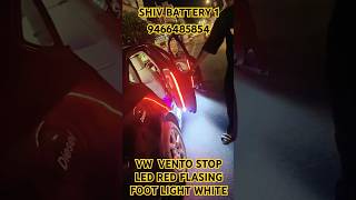 STOP LED RED FLASING AND FOOT LED LIGHT WHITE viralvideo car [upl. by Gneh]