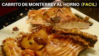 Como hacer CABRITO al HORNO estilo MONTERREY  Enmascarbon [upl. by Ayotal]