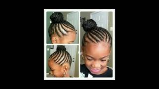 COIFFURES TRESSES AFRICAINES  POUR FILLES [upl. by Emelina]