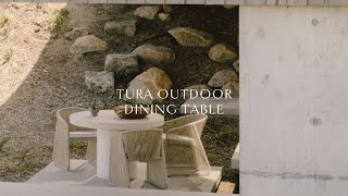 The Art of Home  The Tura Carved Stone Dining Table [upl. by Agostino]