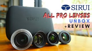 SIRUI PRO LENS KIT Handons  Moment lenses BIG rival Turn on Subtitle [upl. by Wilterdink]