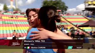 Womens 100m T63 [upl. by Nitaj]