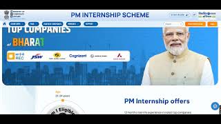 PM Internship scheme  2024  500 Companies  Check Eligibility [upl. by Mildred]