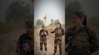 फ़ोज़ी काभी भी डरपोक नहीं होते 🇮🇳💪🏻 army shorts youtubeshorts trending [upl. by Enomahs383]